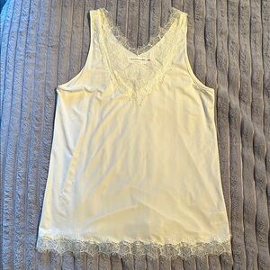 Cream Lace Trim Camisole